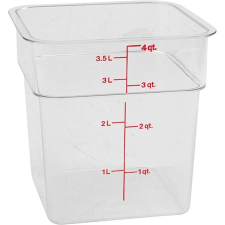 CAMBRO Container Clear  4Qt For  - Part# 4Sfscw135 4SFSCW135